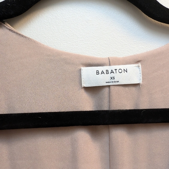 Babaton Floral Wrap Mini Dress - Beige and Green - Picture 9 of 9